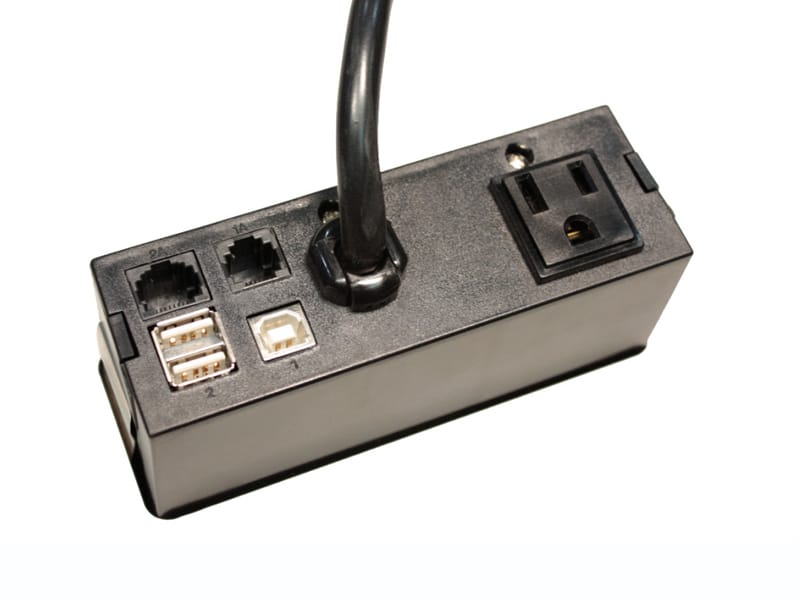 Data/Power Port, Work Surface Level Cube Solutions